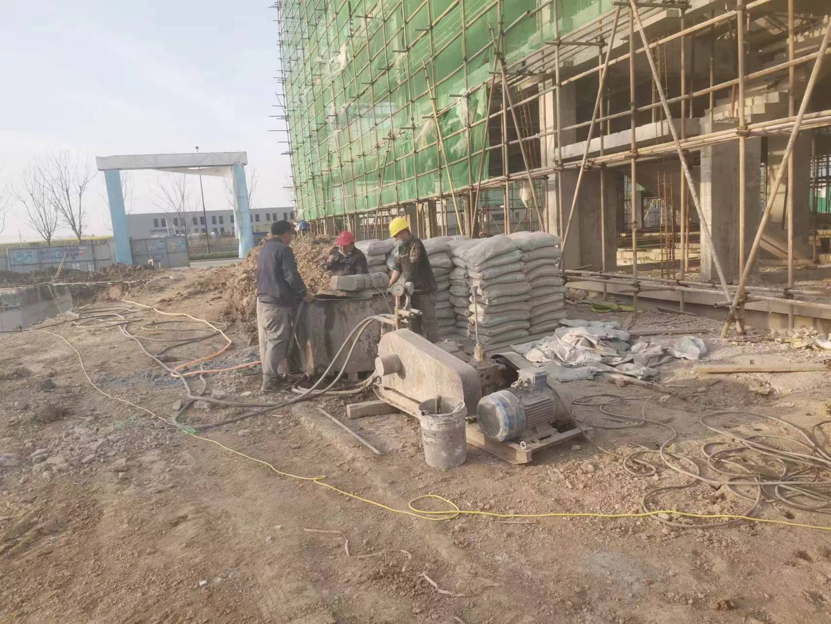 岳阳别墅下沉注浆